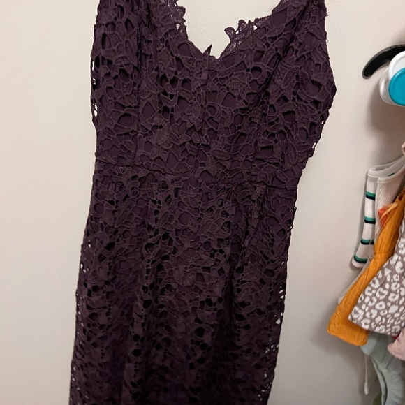 NWT ASTR Deep Purple MIDI Dress - Picture 6 of 10
